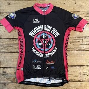 JL Velo Womens Cycling Jersey Small M